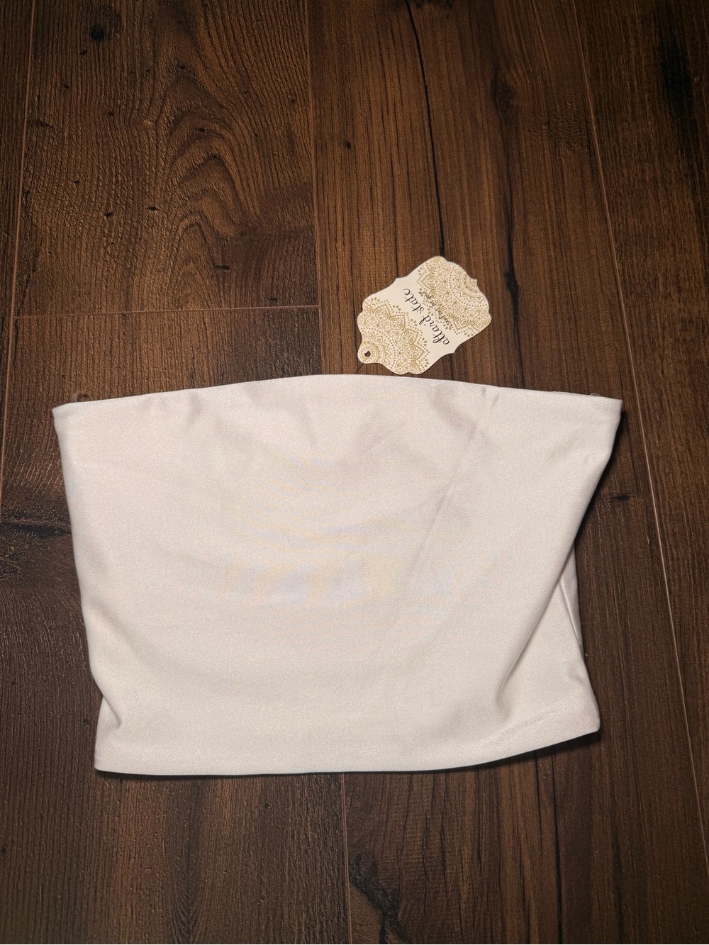 Altar’d State White Strapless Bandeau Tube Top